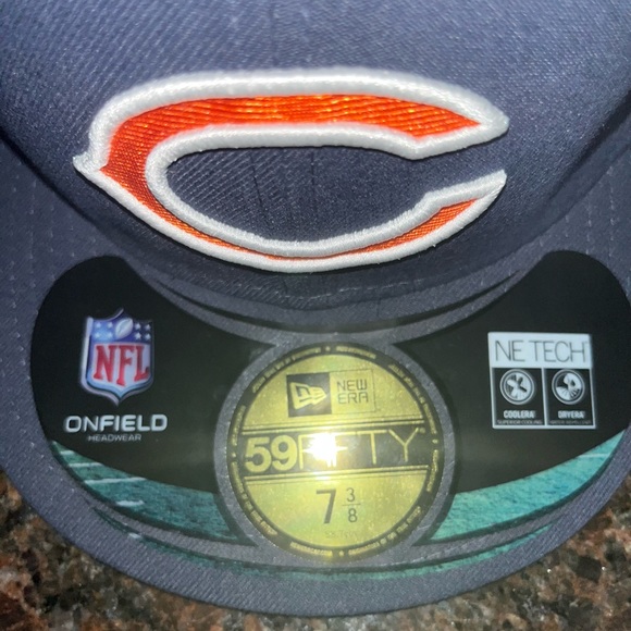 Chicago Bears New Era 59FIFTY Hat - Size 7 3/8 - Picture 3 of 8